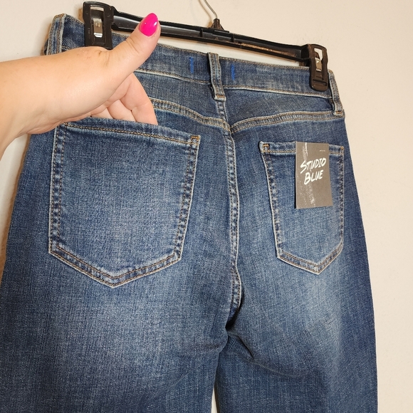 NWT Studio Blue highrise medium darkwash stretch jeans. Size 28. Stitch Fix - Picture 8 of 16